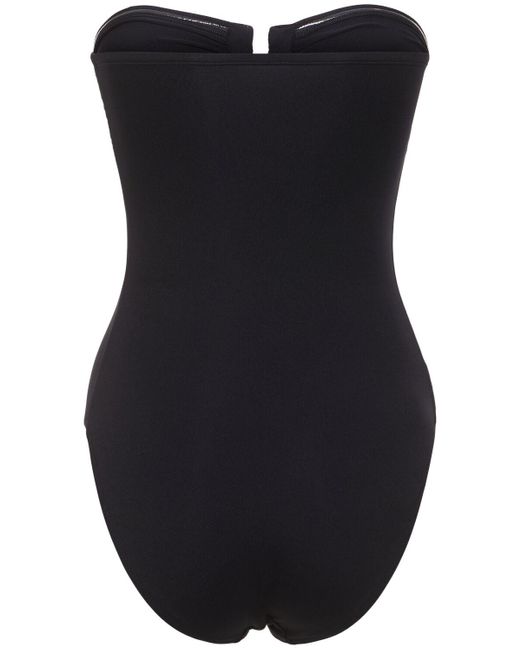 Eres Black Cassiopee Strapless Swimsuit