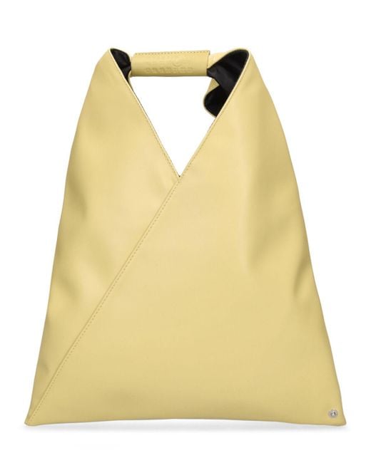 MM6 by Maison Martin Margiela Yellow Small Japanese Faux Leather Bag