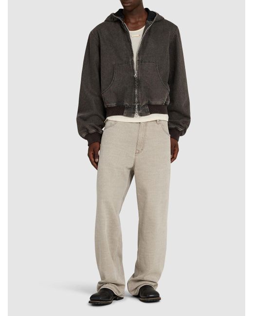 Our Legacy Gray Bank Cotton Jacket for men