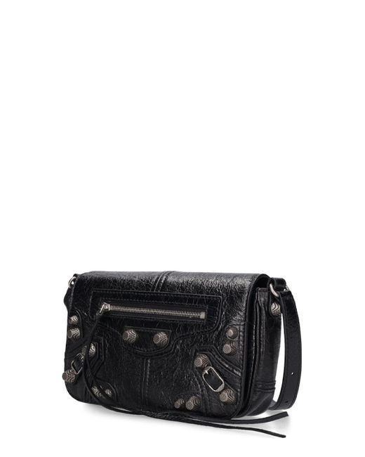 Balenciaga Black Le Cagole Leather Mini Bag for men