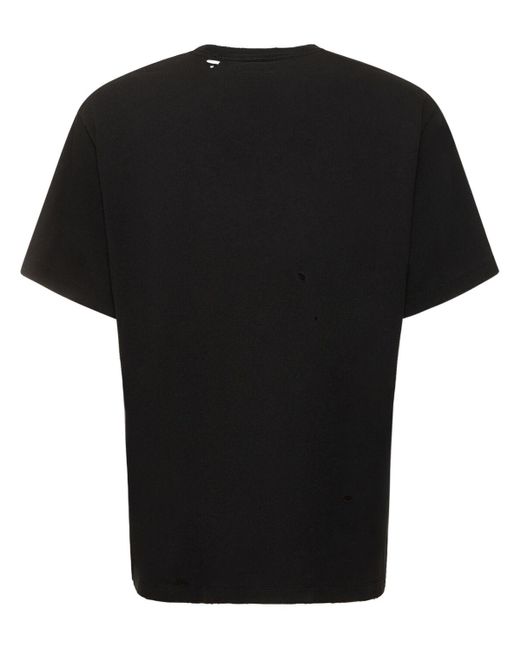 Doublet Black Db Logo Cotton T-Shirt for men