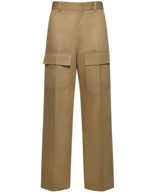 Pantalon cargo en drill de coton Gucci pour homme en coloris Natural