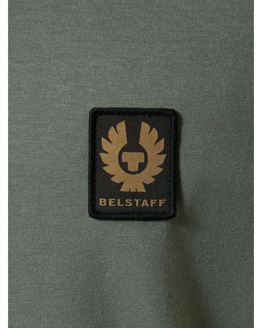 T-shirt à manches longues en jersey à logo Belstaff pour homme en coloris Gray