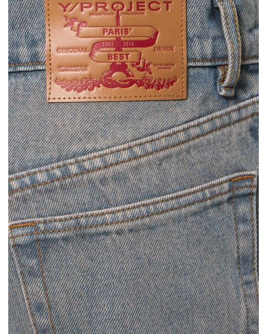 Jeans de denim con aberturas Y. Project de color Gray