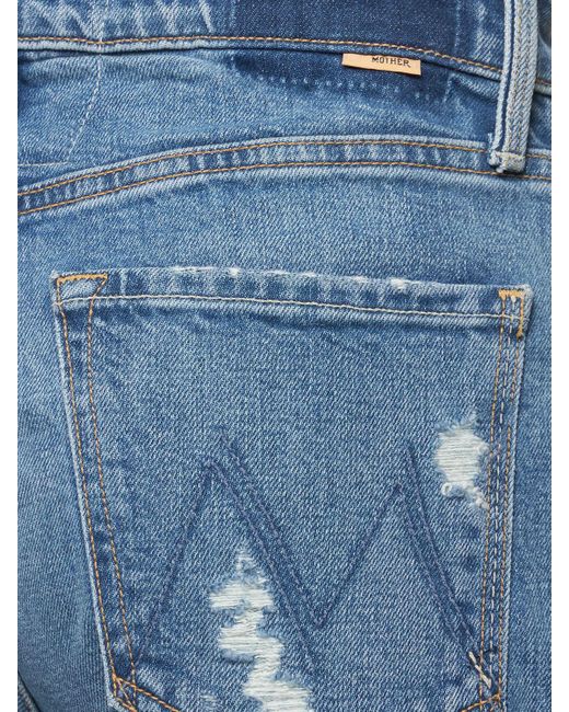 Mother Jeans Aus Stretch-denim "the Huffy Skimp" in Blau | Lyst AT