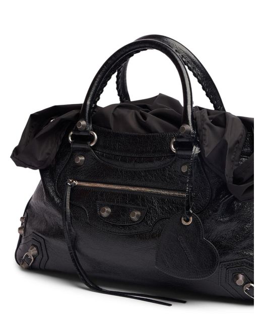 Balenciaga Black Neo Cagole Xl Leather Tote Bag Plus
