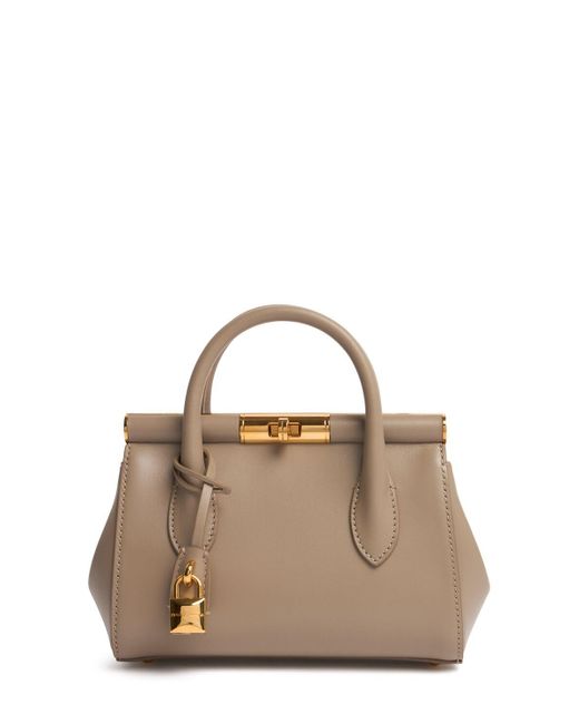 Dolce & Gabbana Brown Mini Handtasche Aus Leder "marlene Day"
