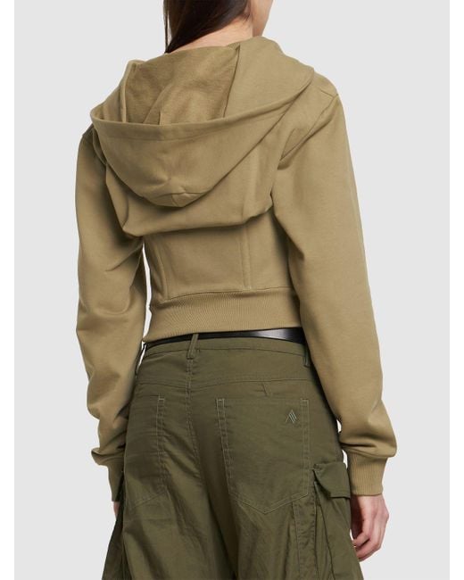 Sudadera de jersey de algodón cprsçe de capucha Dion Lee de color Natural
