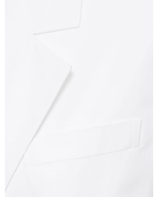 Chaqueta de algodón Valentino de color White