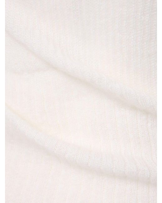 Suéter de punto de lana Jacquemus de color White