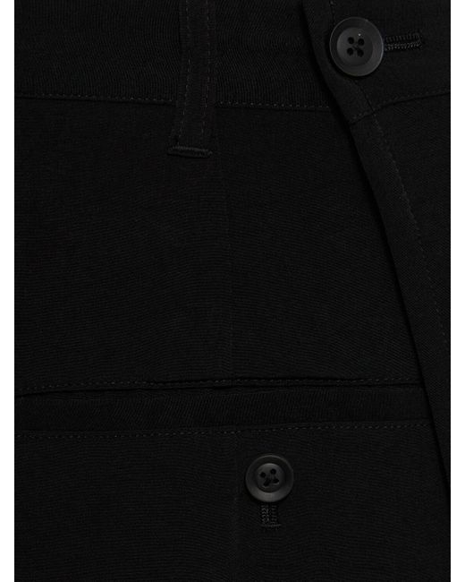 Yohji Yamamoto Black R-Standard Hakama Tech Blend Pants for men