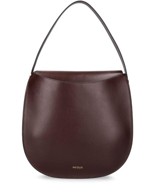 Sac porté épaule saddle en cuir corvus Neous en coloris Brown