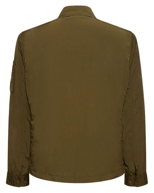 Surchemise avec poche sur la poitrine chrome-r C P Company pour homme en coloris Green