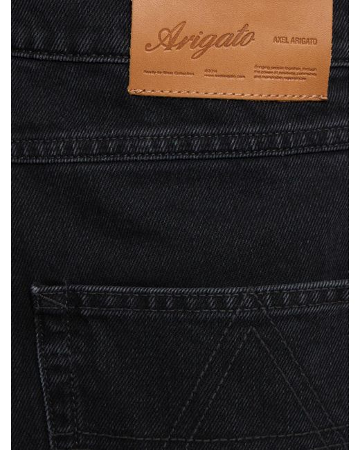 Axel Arigato Black Zine Relaxed Cotton Denim Jeans for men