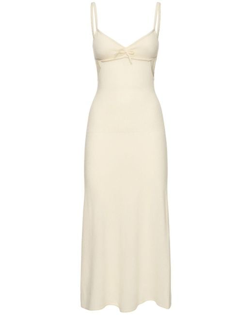 THE GARMENT White Minikleid Aus Kaschmir/wollstrick "como"