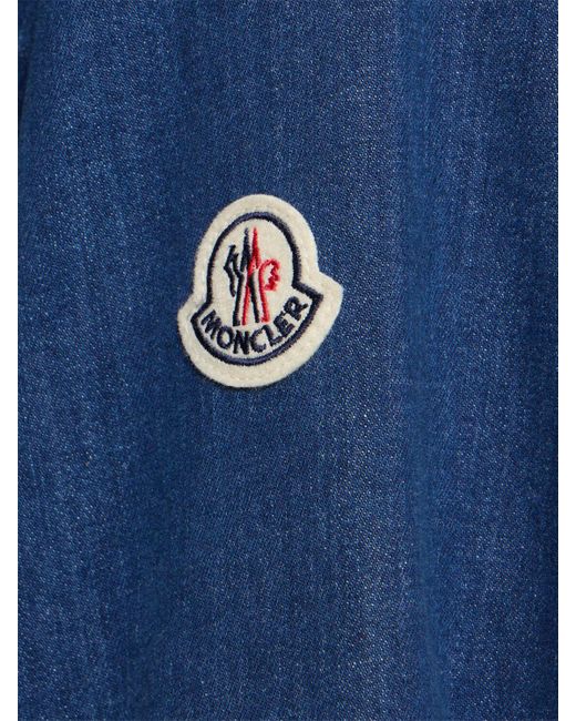 メンズ Moncler Chesery デニムフィールドジャケット Blue