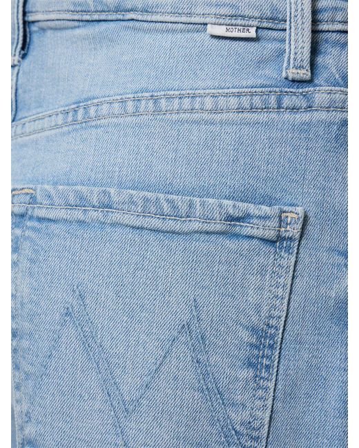 Mother Blue High Waisted Spinner Stonewashed Jeans