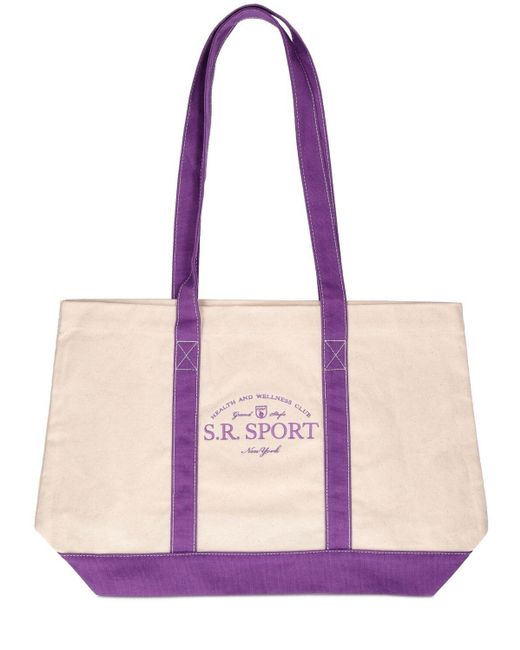 Sporty & Rich Wimbledon Cotton Tote Bag Lyst UK