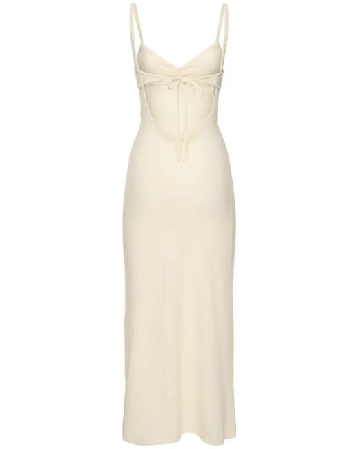 THE GARMENT White Minikleid Aus Kaschmir/wollstrick "como"
