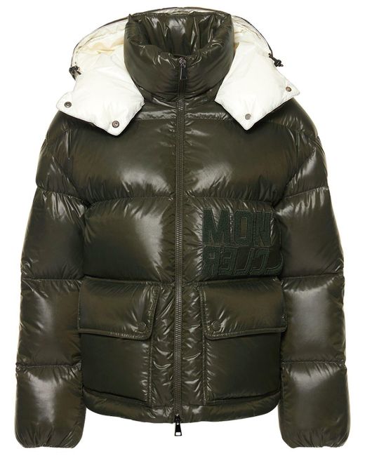 Moncler Synthetic Lvr Exclusive Abbaye Nylon Down Jacket in Olive Green ...