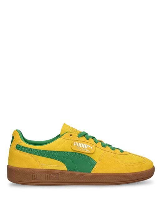 PUMA Yellow Palermo Sneakers
