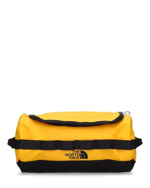 The North Face Yellow Small Travel Canister Toiletry Bag for men