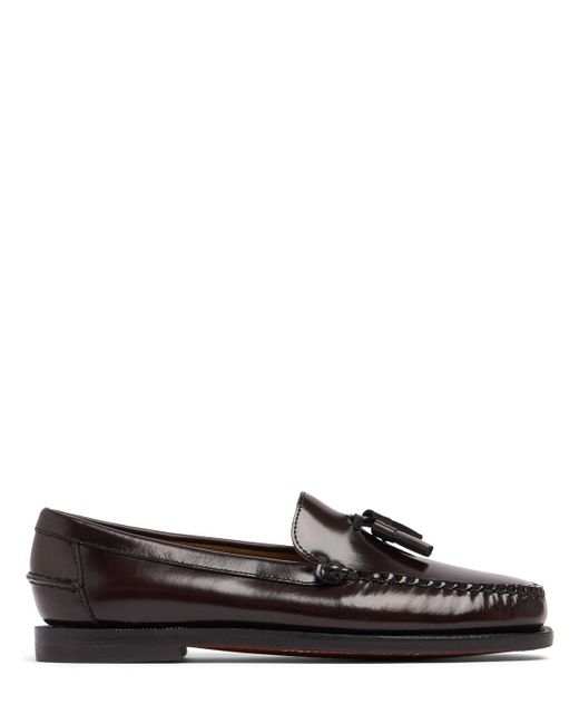 Sebago Brown Classic Will Smooth Leather Loafers
