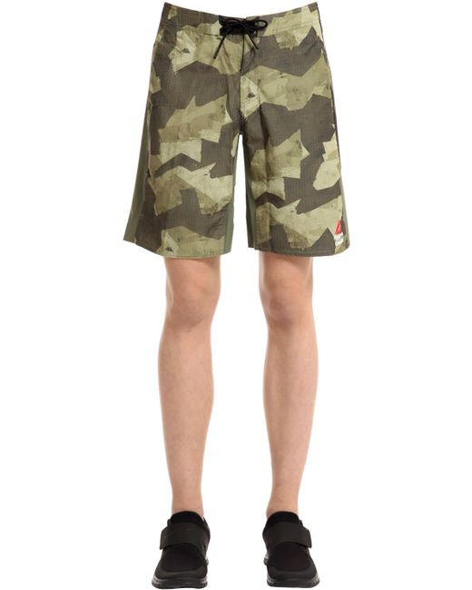 Reebok Green Crossfit Super Nasty Tactical Shorts for men