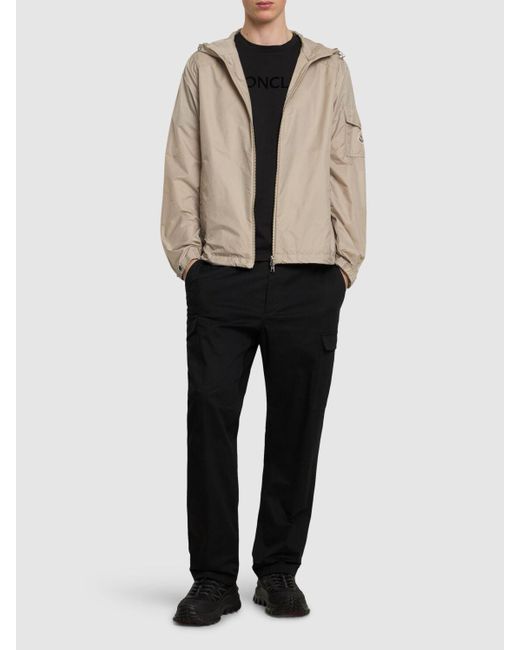 メンズ Moncler Etiacheナイロンレインジャケット Natural