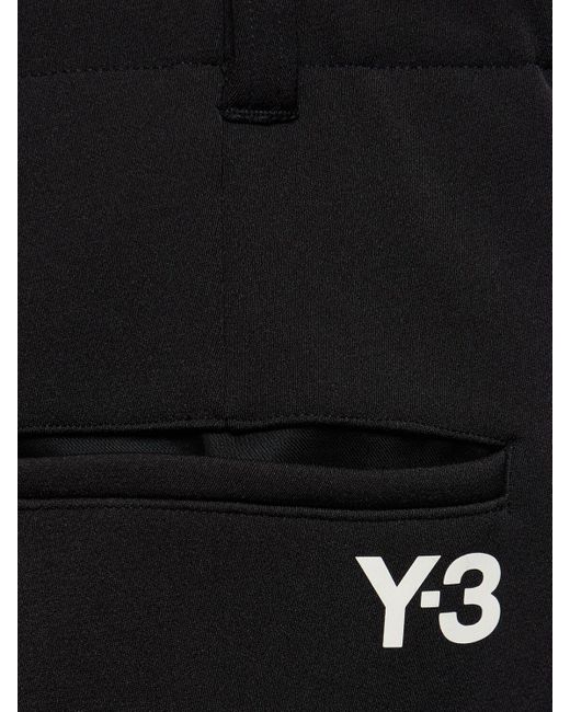 Y-3 Black 3s Track Pants for men