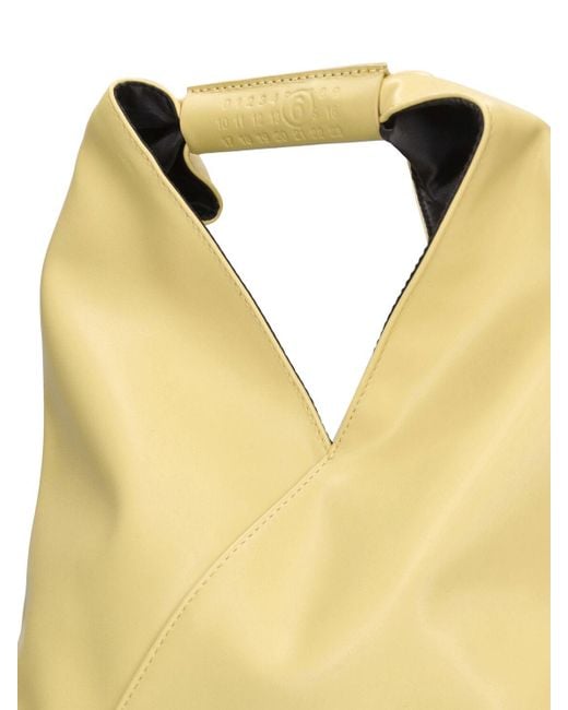 Petit sac cabas japonais en simili-cuir MM6 by Maison Martin Margiela en coloris Yellow