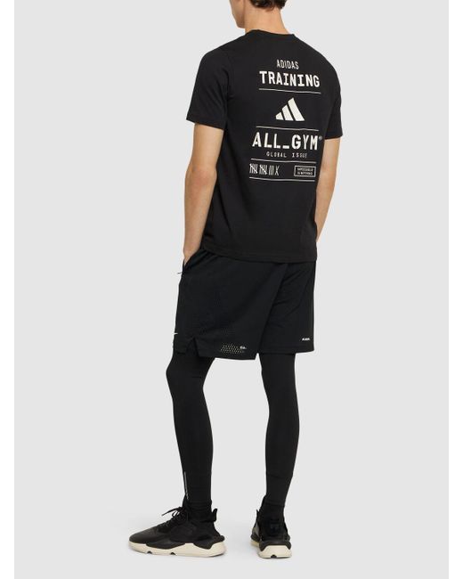 Adidas Originals Black Logo Short Sleeve T-shirt for men