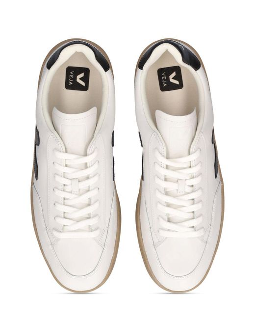 Leather V 12 Sneakers Veja de color White