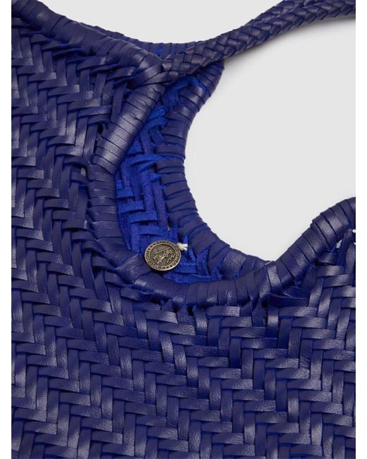 Dragon Diffusion Nantucket レザーバスケットバッグ Blue