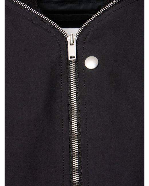 メンズ Jil Sander ジップボンバージャケット Black