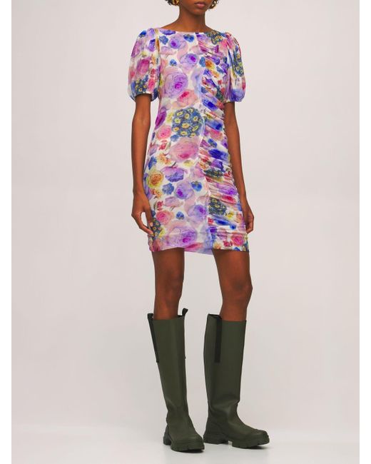 Ganni 45mm Tall Rubber Rain Boots | Lyst