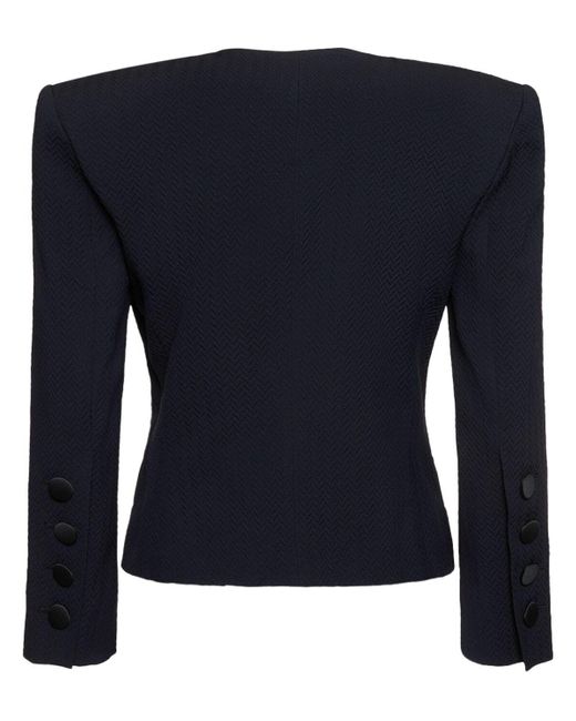 Vivienne Westwood Blue Iman Cotton Blend Jacquard Jacket