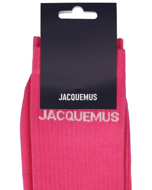 メンズ Jacquemus Les Chaussettes コットンソックス Pink