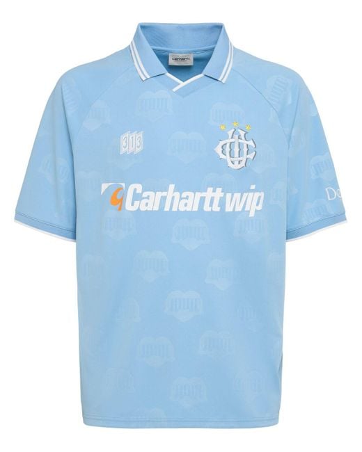 Hombre Camiseta De Algodón Carhartt de hombre de color Blue