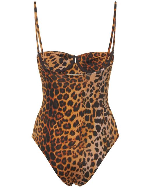 ALEX RIVIÈRE STUDIO Brown Damen Badeanzug „Riva“