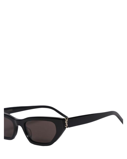 Saint Laurent Black Sl M126 Recycled Acetate Sunglasses