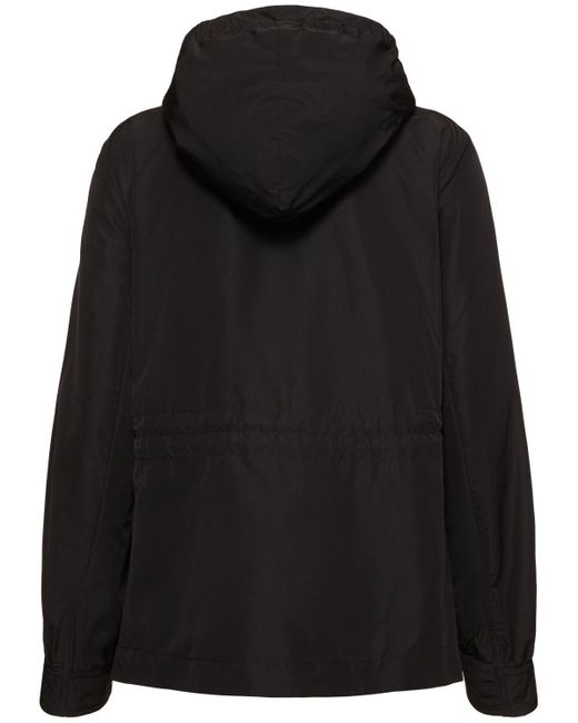 Moncler Enetフーデッドテックパーカー・ジャケット Black