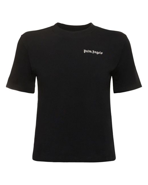 Palm Angels Black Pack Of 3 Classic Logo Cotton T-Shirts