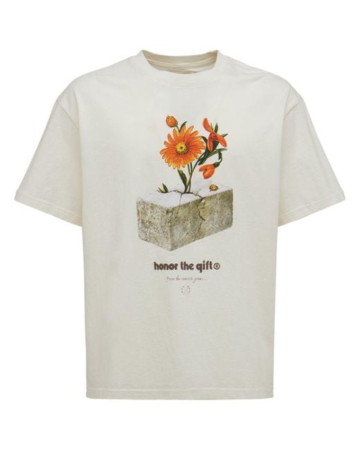 Honor The Gift Inner City Love Print Cotton T-shirt in Natural for Men