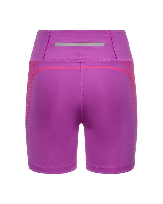 Adidas By Stella McCartney Purple Running Biker Shorts