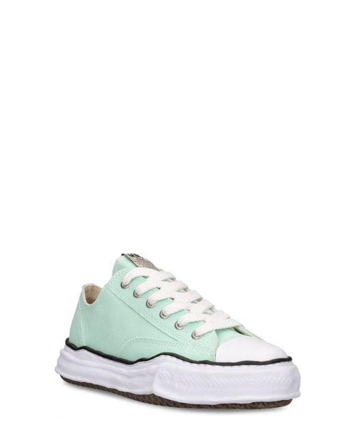 Maison Mihara Yasuhiro Green Peterson Low Og Sole Canvas Sneakers