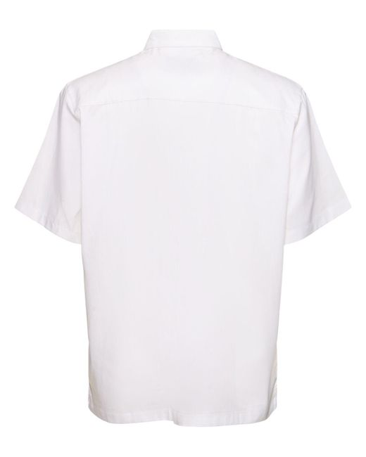 Carhartt White Delray Cotton Blend Short Sleeve Shirt for men