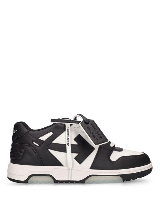 Mens black off white trainers cheap