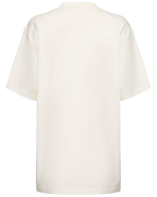 T-shirt à col ras-du-cou gfx Y-3 en coloris Natural