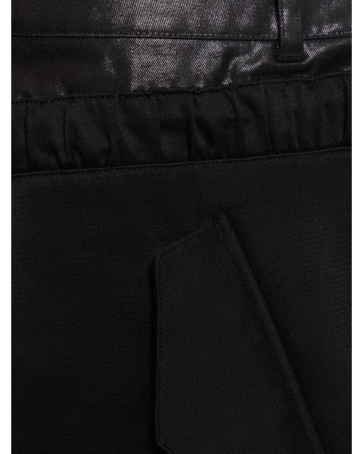 ANDERSSON BELL Black Raptor Layered Cotton Cargo Pants for men